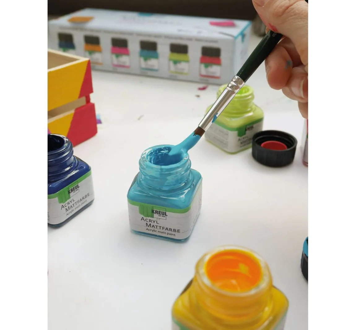 Online Kreul Kreative KREUL Acryl Mattfarben-Set "Color Living"