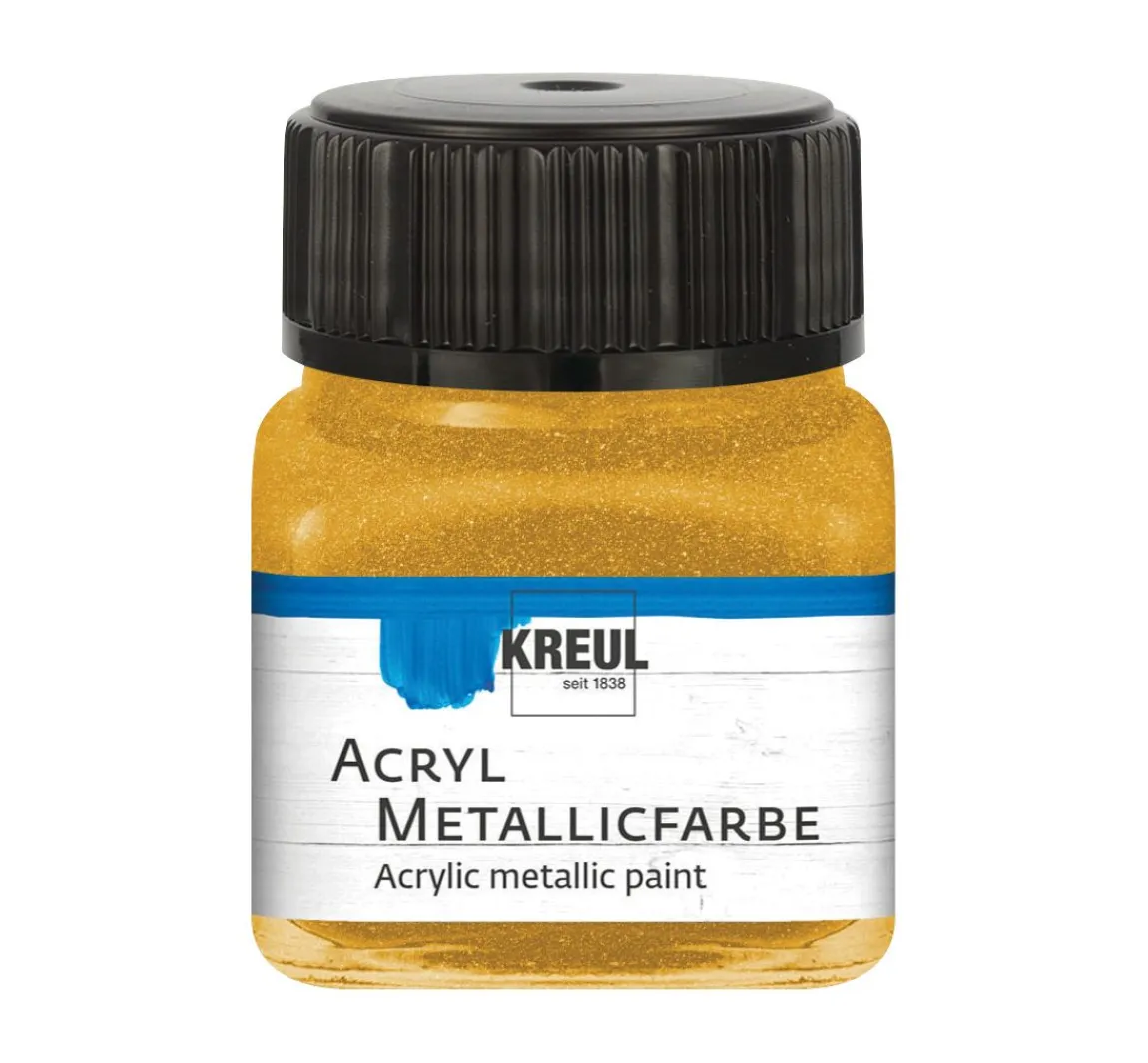 Kreul Kreative KREUL Acryl Metallicfarbe, 20 ml