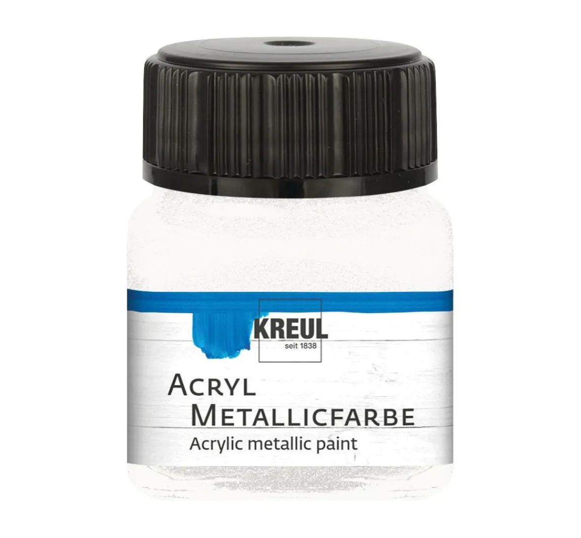 Kreul Kreative KREUL Acryl Metallicfarbe, 20 ml
