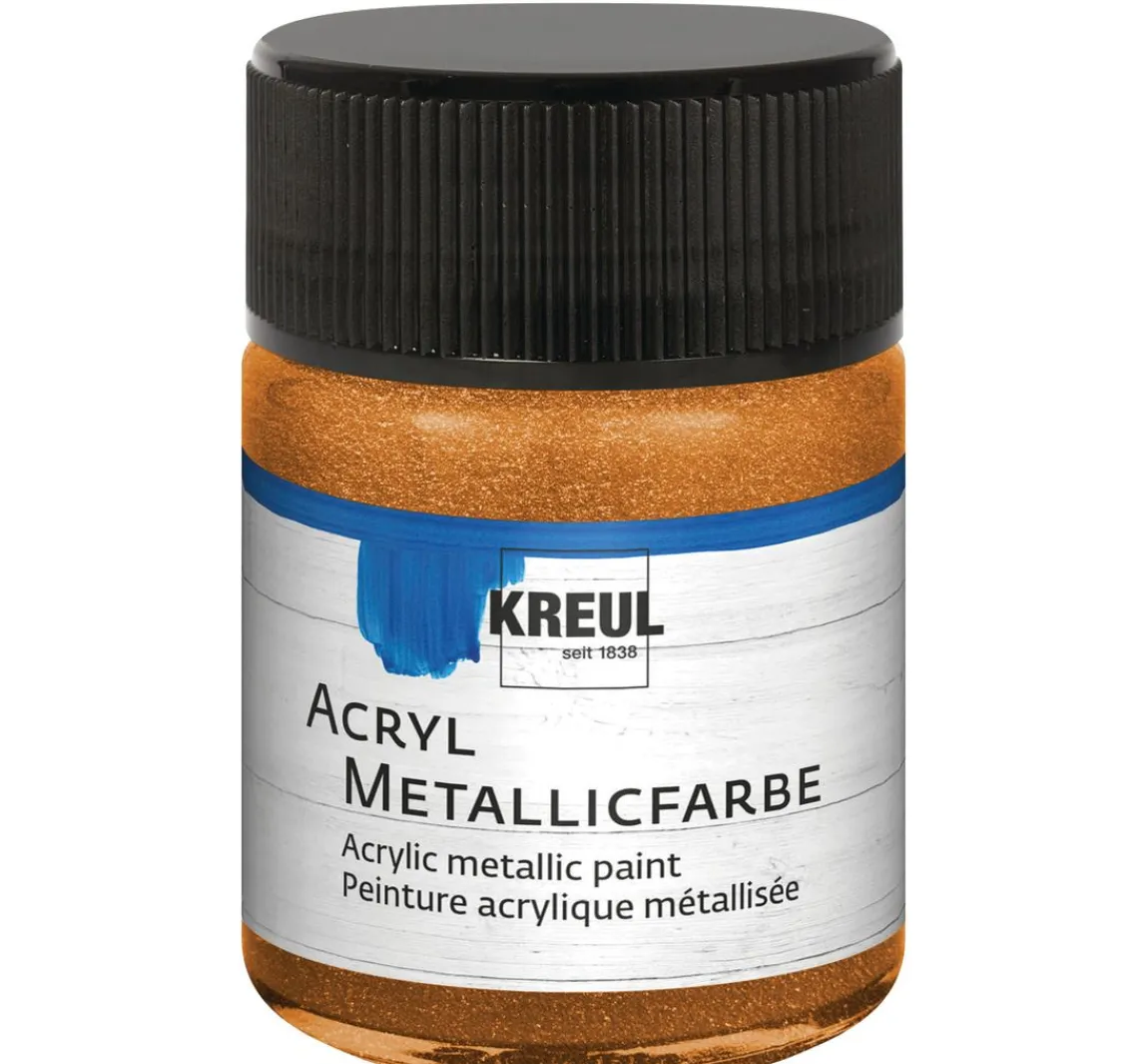 Sale Kreul Kreative KREUL Acryl Metallicfarbe, 50 ml
