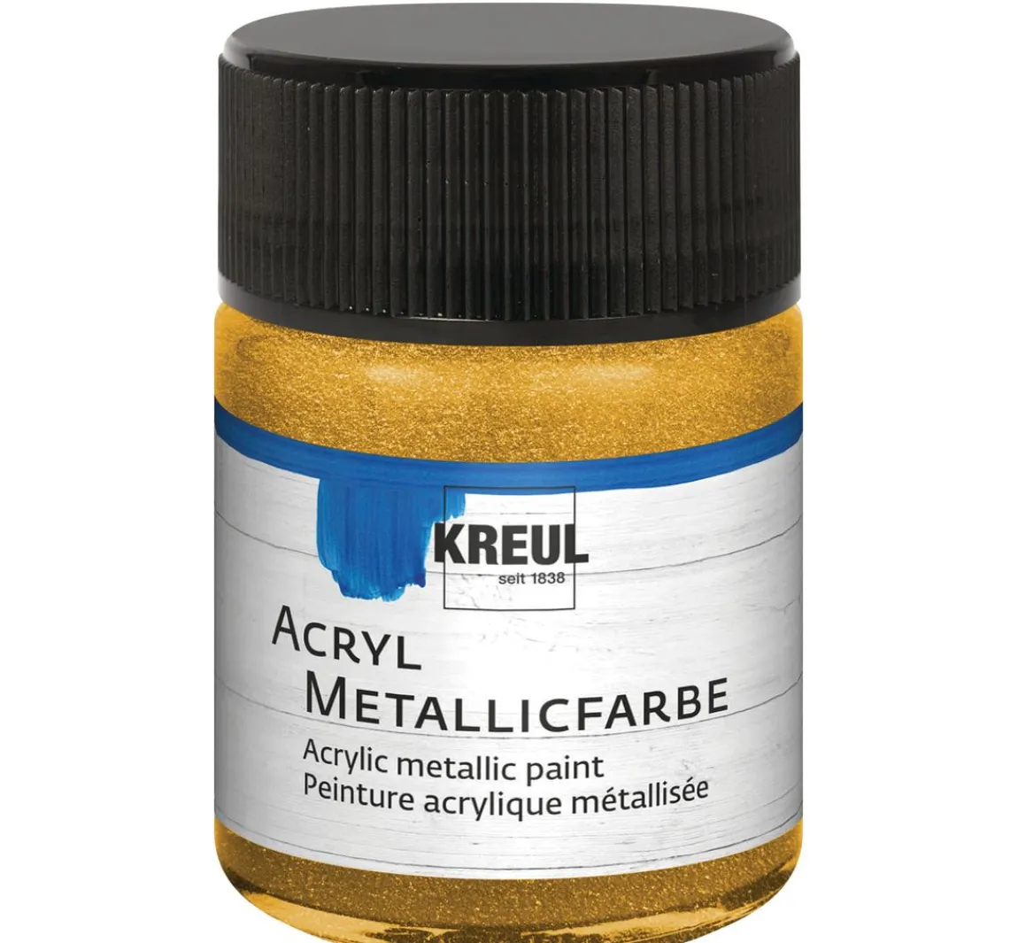 Sale Kreul Kreative KREUL Acryl Metallicfarbe, 50 ml
