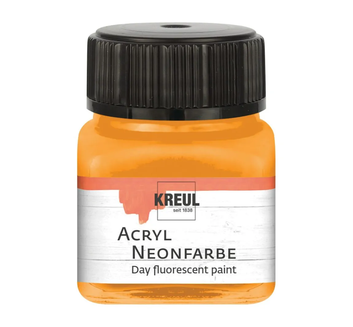 Hot Kreul Kreative KREUL Acryl Neonfarbe, 20 ml
