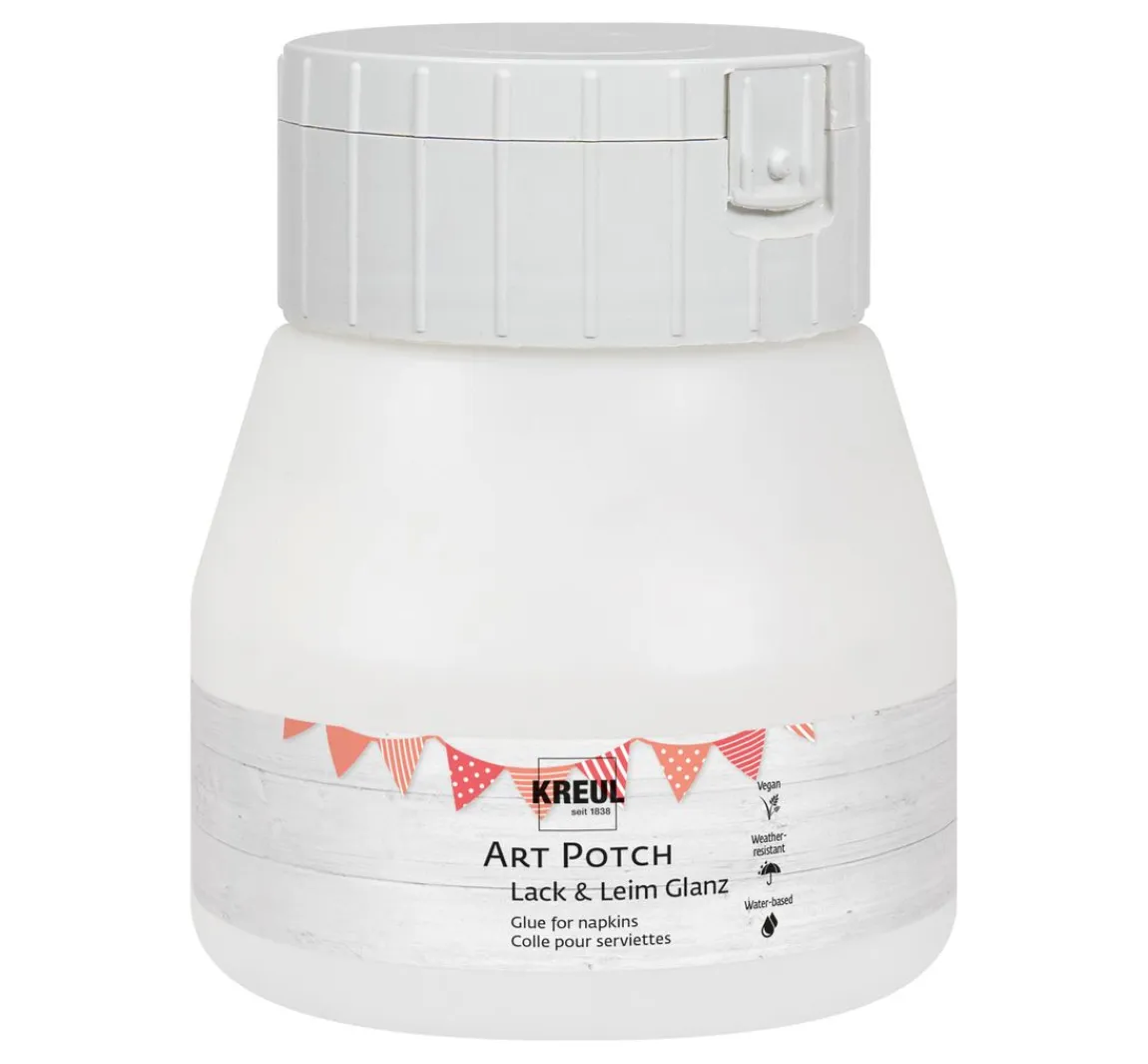 New Kreul Kreative KREUL Art Potch Lack & Leim "Glänzend", 265 g / 250 ml