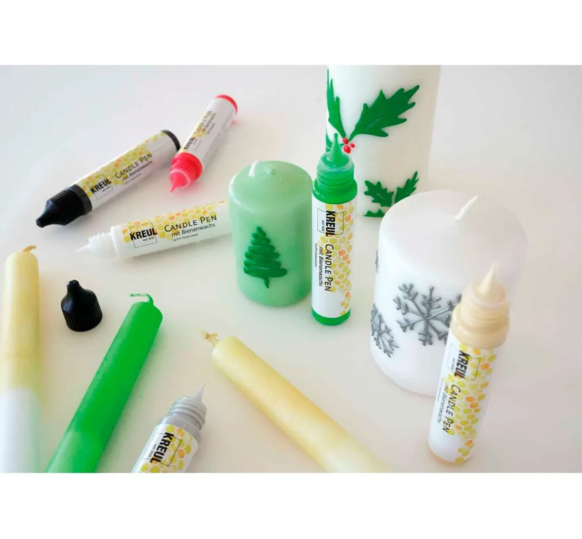 Hot Kreul Kreative KREUL Candle Pen "Winter Love" 6er-Set