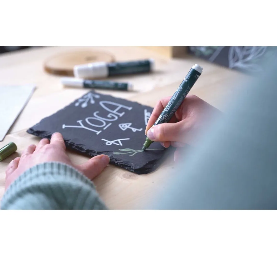 Sale Kreul Kreative KREUL Chalky Kreide Marker Weiß 4er-Set