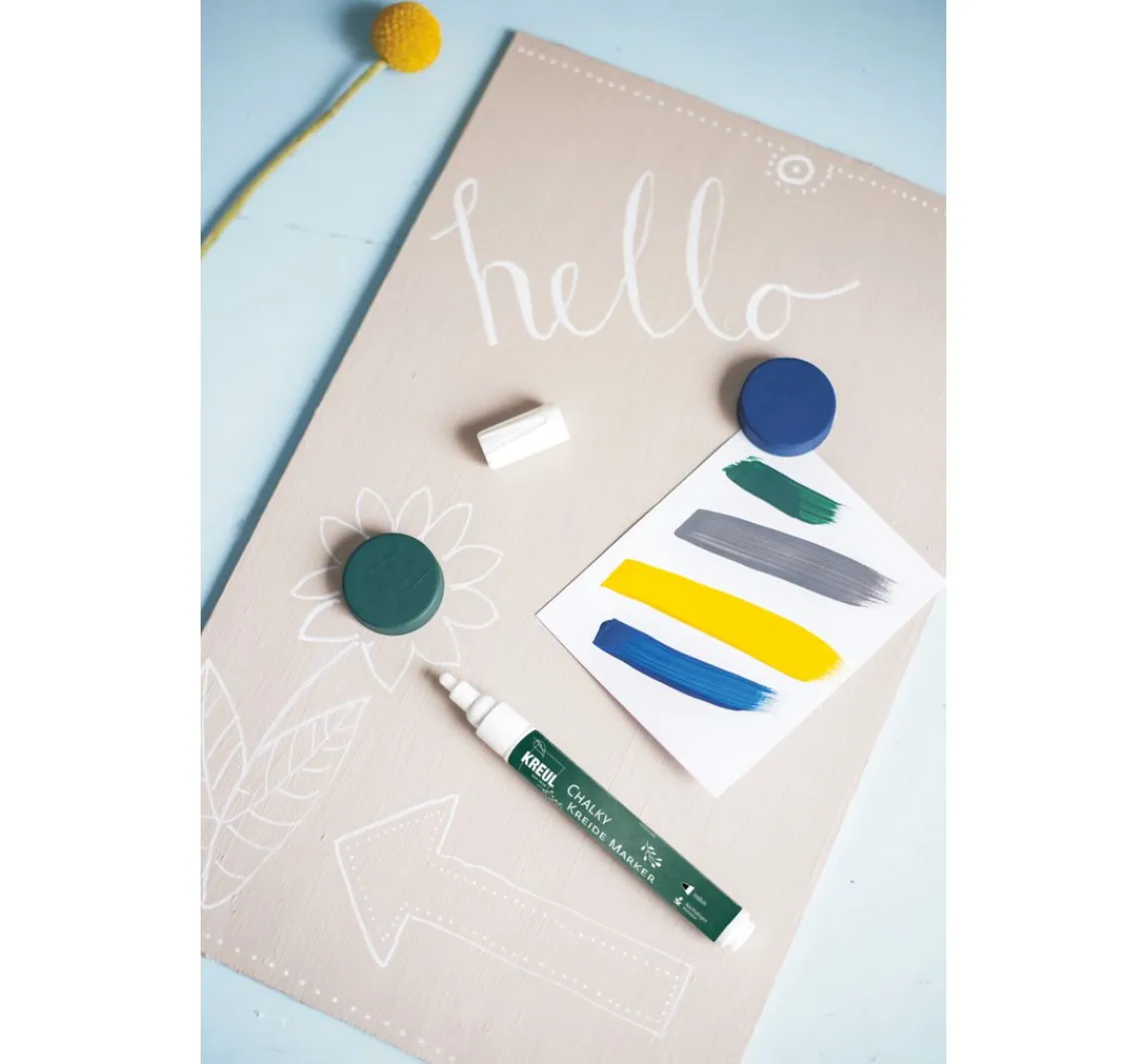 Clearance Kreul Kreative Kreul Chalky Kreidemarker - Set, 5 Farben