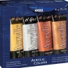 New Kreul Künstler KREUL el Greco Acrylic "Metallic Colors", 4er-Set