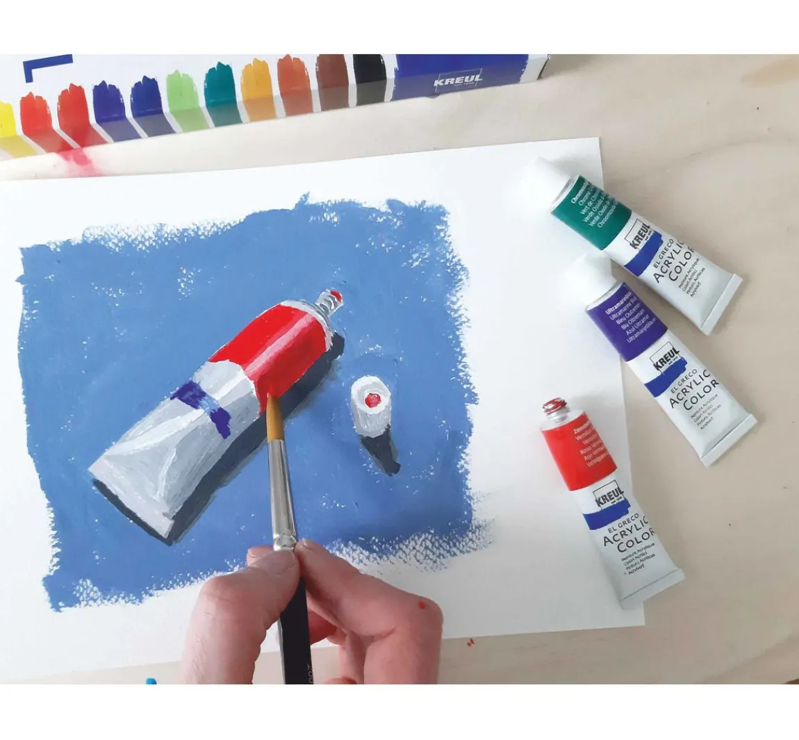 Outlet Kreul Künstler KREUL el Greco Acrylic-Set, 12 x 12 ml Tuben