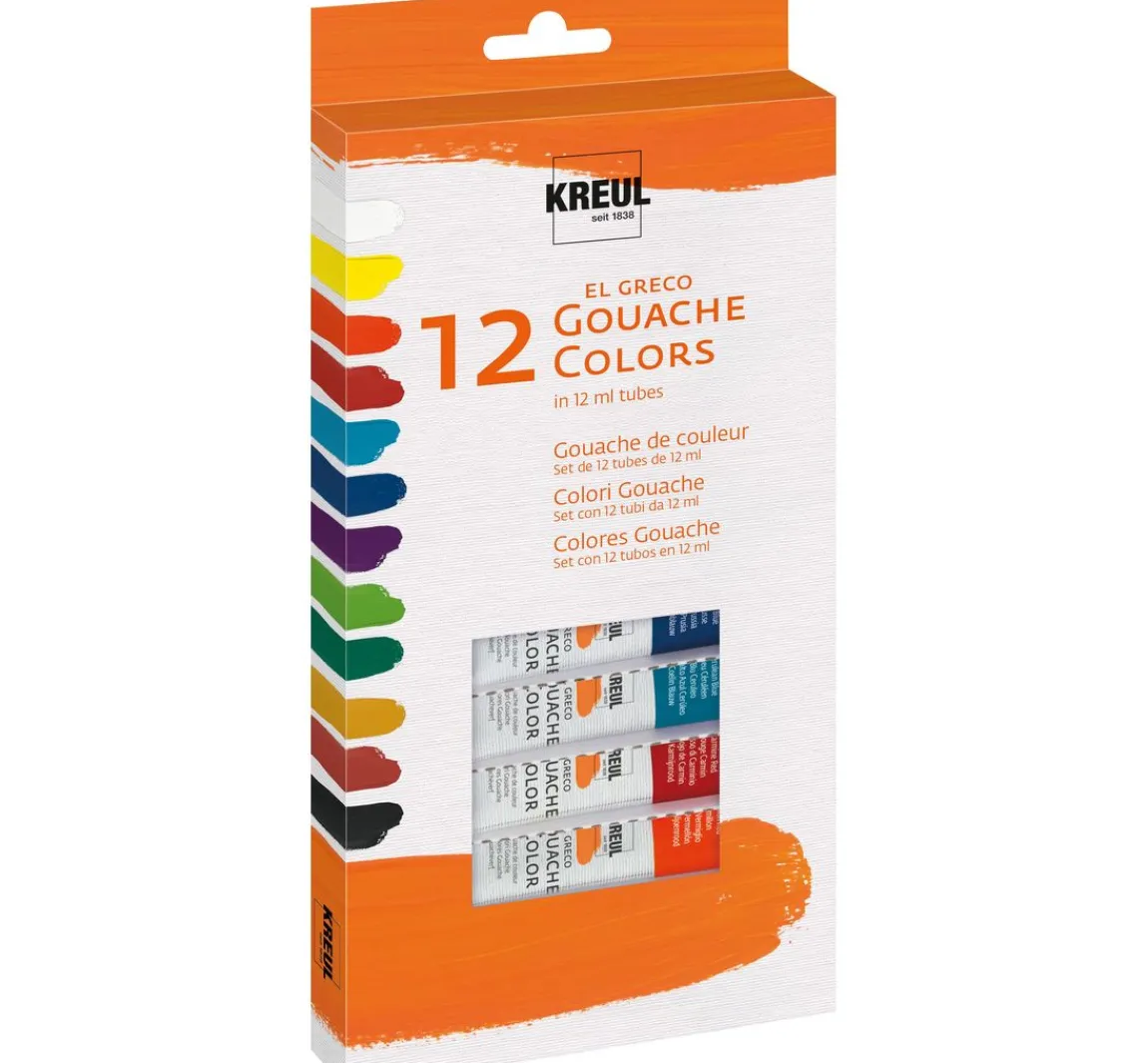 Sale Kreul Künstler KREUL el Greco Gouachefarben-Set