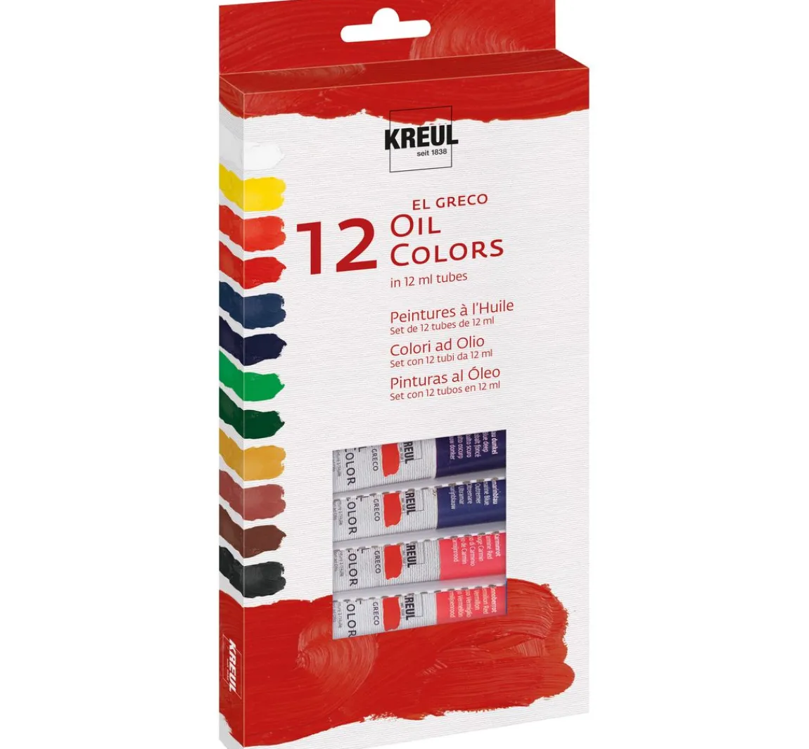 Discount Kreul Künstler KREUL el Greco Ölfarben-Set