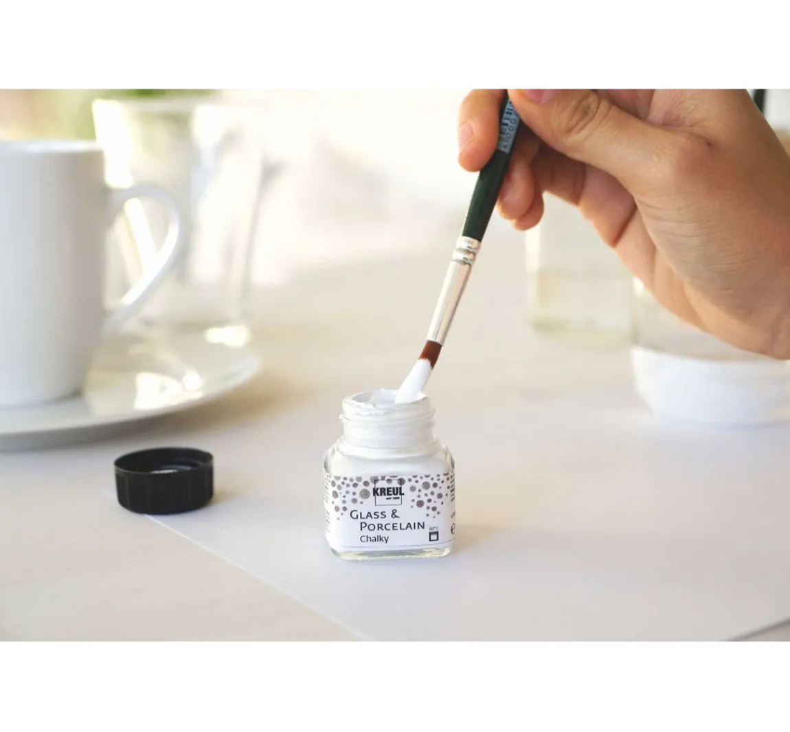 Discount Kreul Kreative KREUL Glass & Porcelain "Chalky-Set", 6 x 20 ml