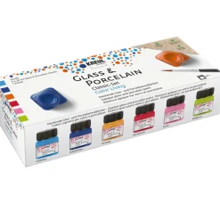 Best Kreul Kreative KREUL Glass & Porcelain Classic-Set "Color Living"