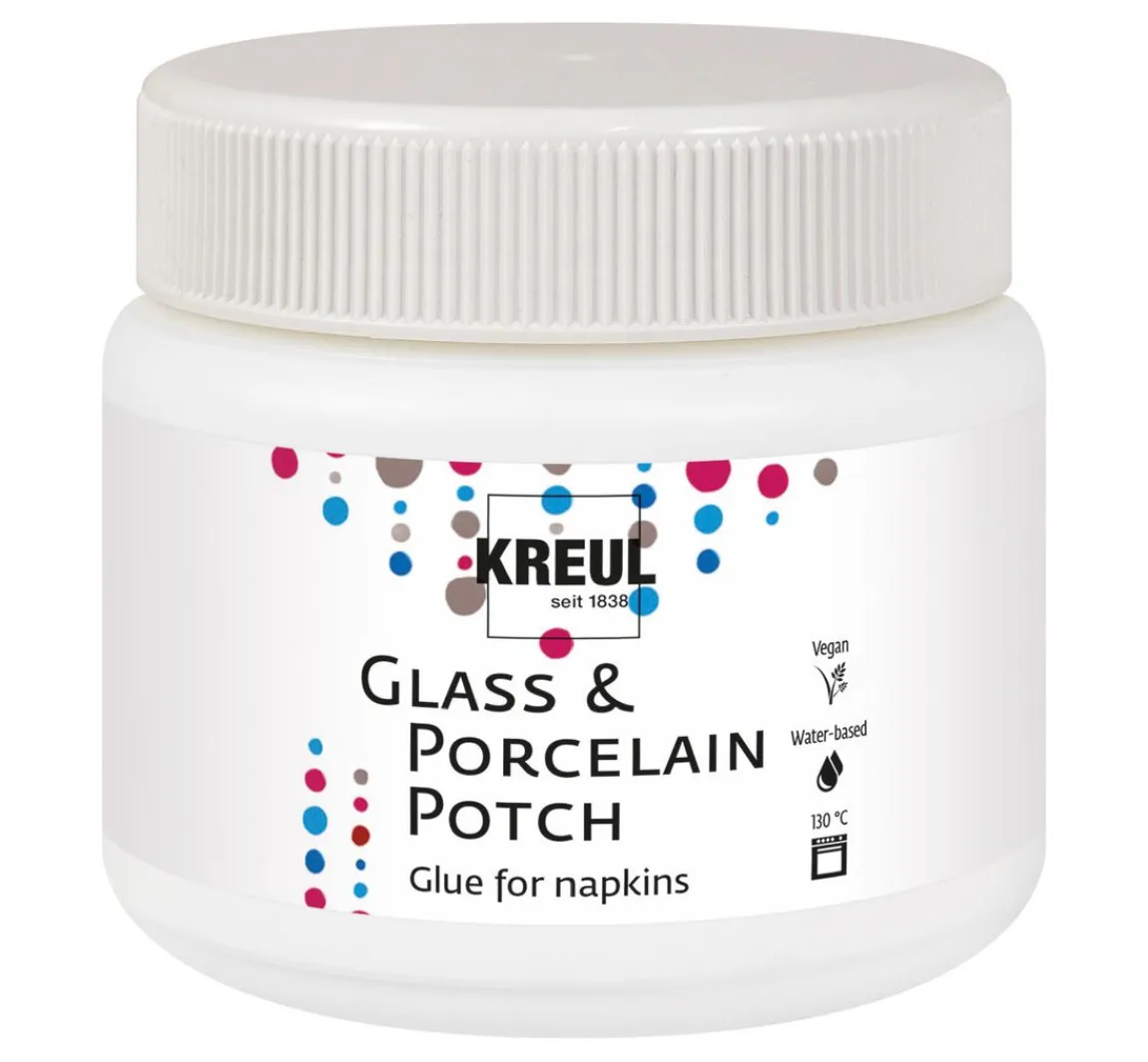 Kreul Kreative KREUL Glass & Porcelain Potch, 160 g / 150 ml
