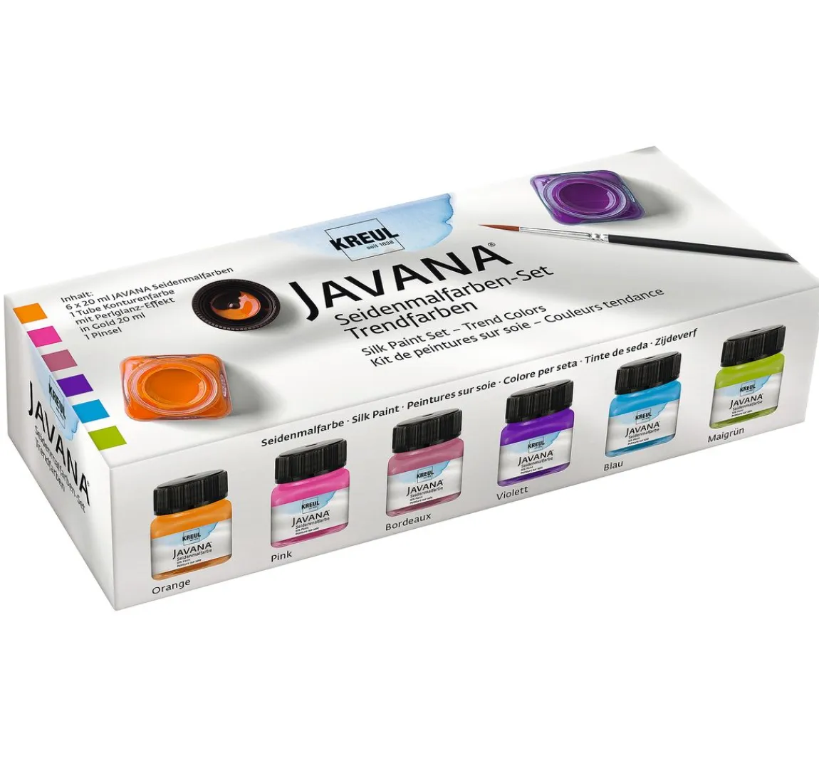 New Kreul Kreative KREUL Javana Creativ-Set "Seidenmalerei"