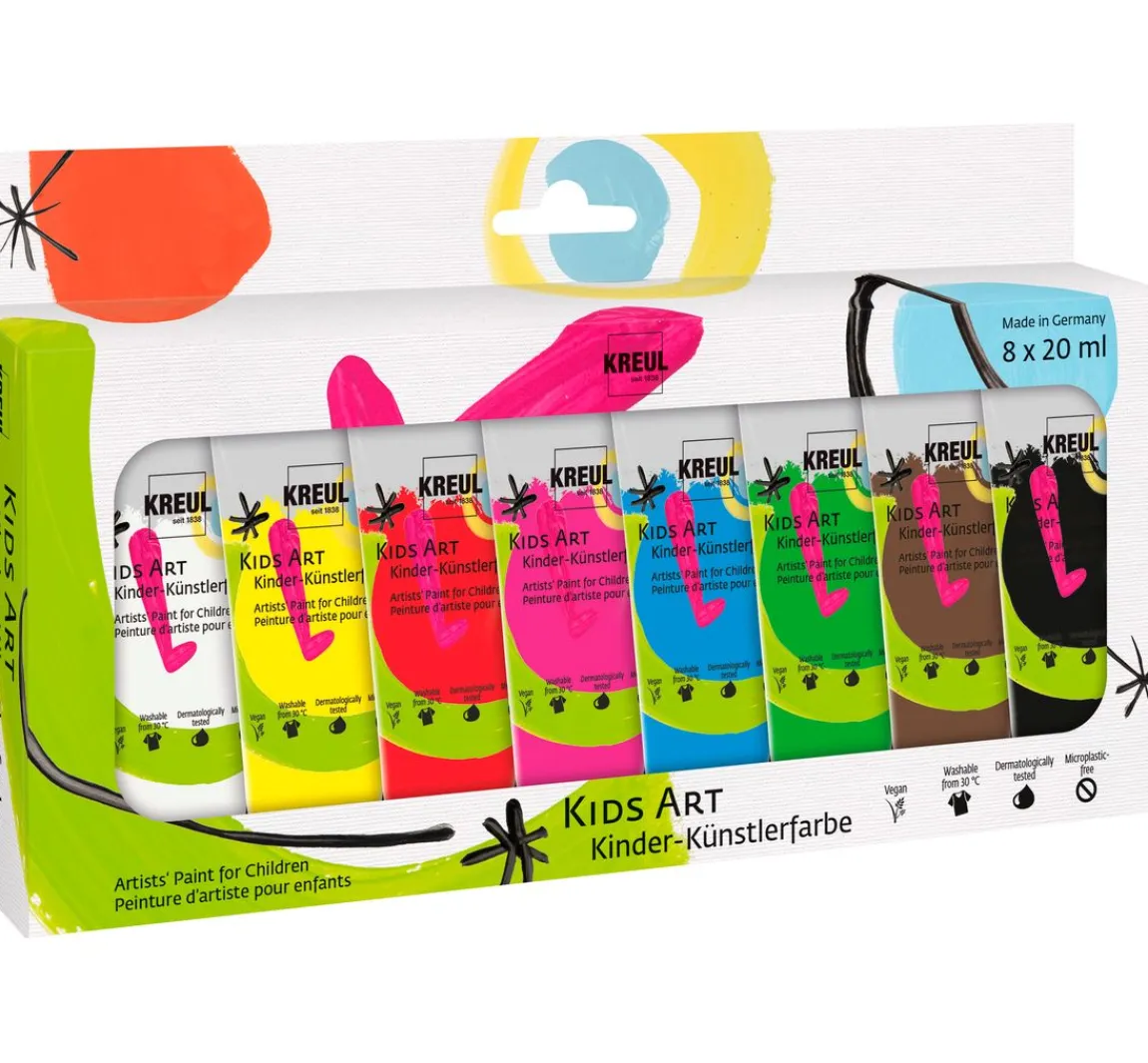Online Kreul Kinder KREUL Kids Art Kinder-Künstlerfarbe, 8 x 20 ml