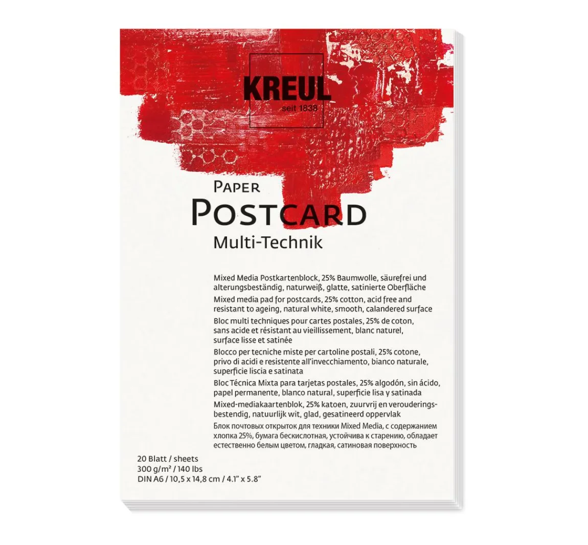 Best Kreul Paper Postcard DIN A6