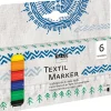Kreul Kreative KREUL Textil Marker fine, 6er-Set