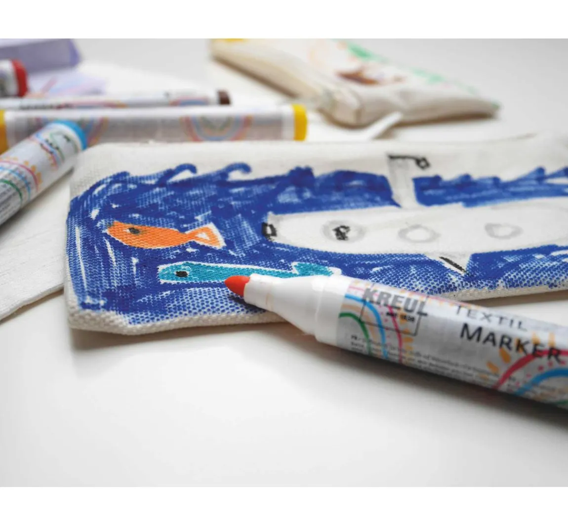 Online Kreul Kreative KREUL Textil Marker medium "Junior", 12er-Set
