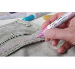 Sale Kreul Textil Marker medium "Glitter", 5er-Set