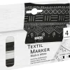 Sale Kreul Textil Marker Opak "Black & White", 4er-Set