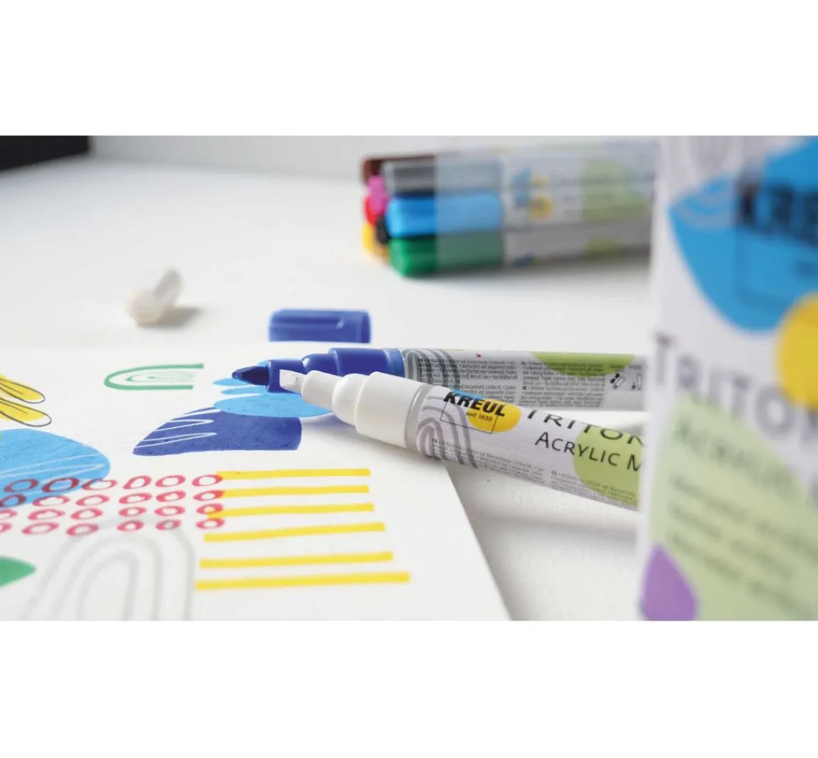 Online Kreul Triton Acrylic Marker "Edge" Powerpack