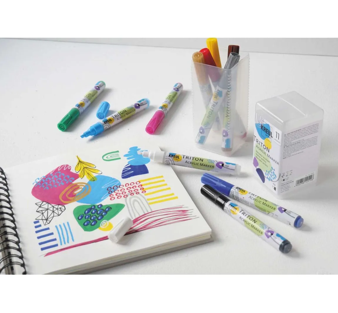 Online Kreul Triton Acrylic Marker "Edge" Powerpack