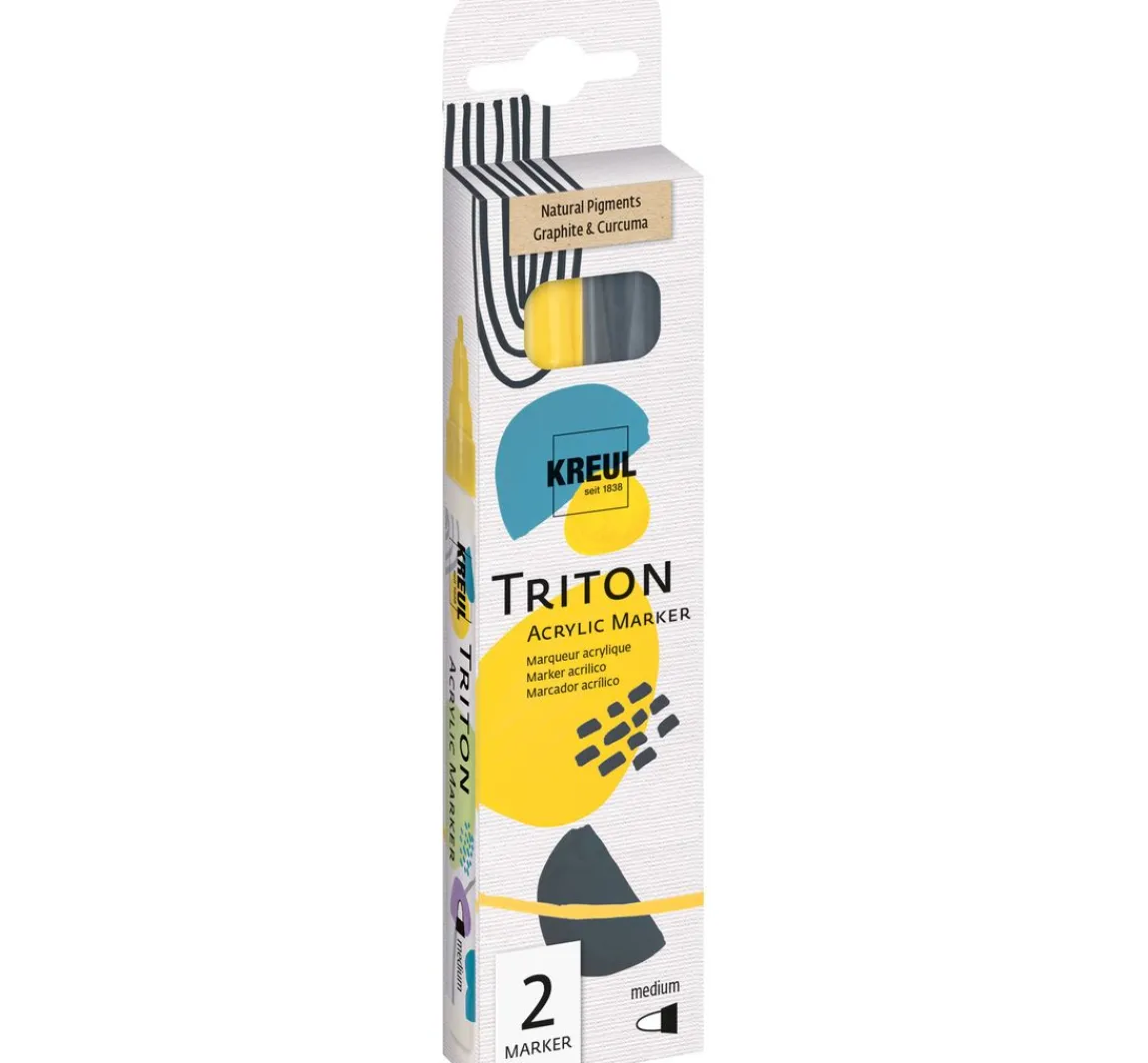 Sale Kreul Triton Acrylic Marker medium "Natural Pigments"