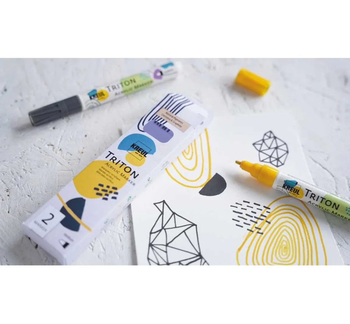Sale Kreul Triton Acrylic Marker medium "Natural Pigments"