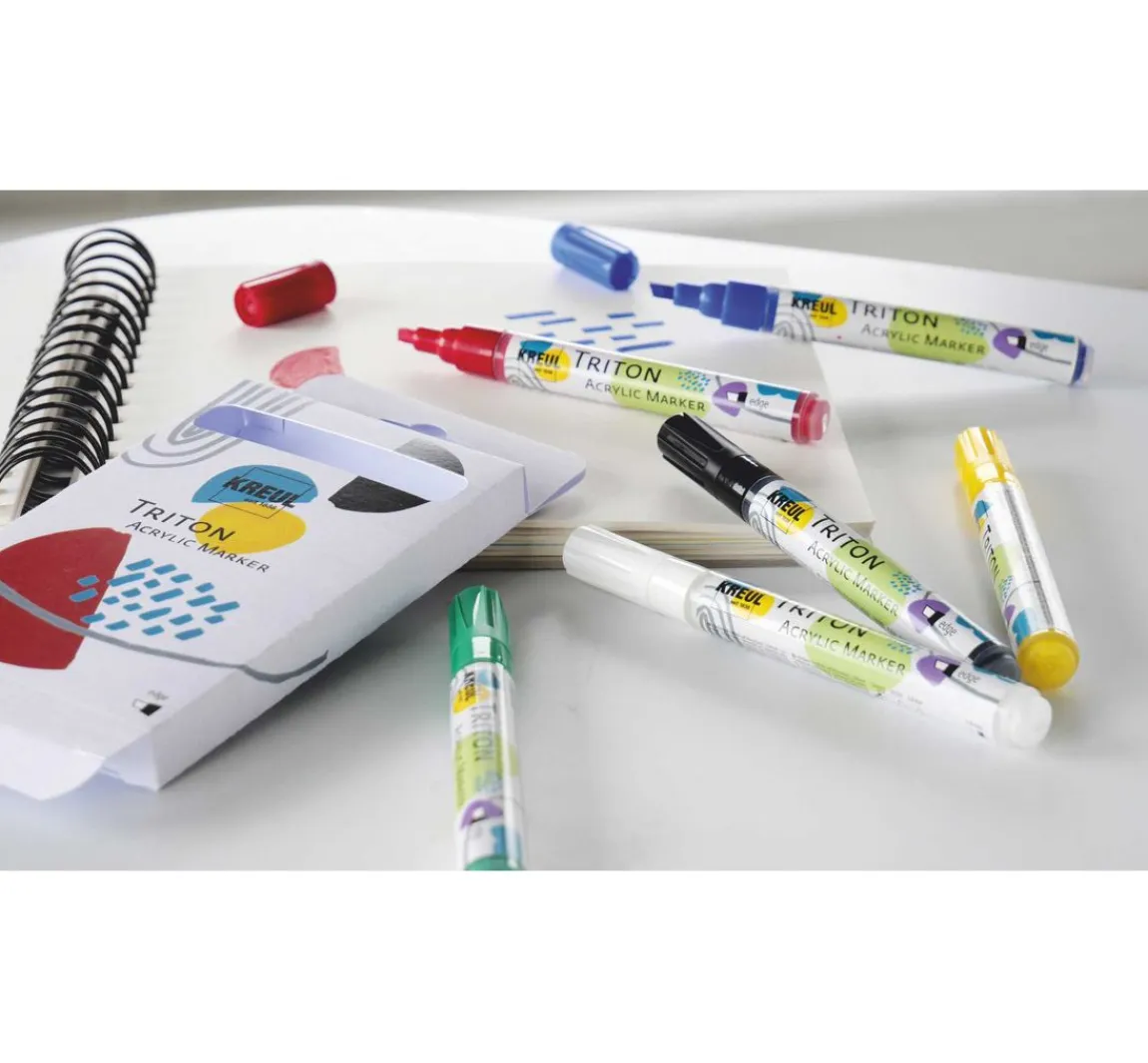 Outlet Kreul Künstler KREUL Triton Acrylic Marker "edge", 6er-Set