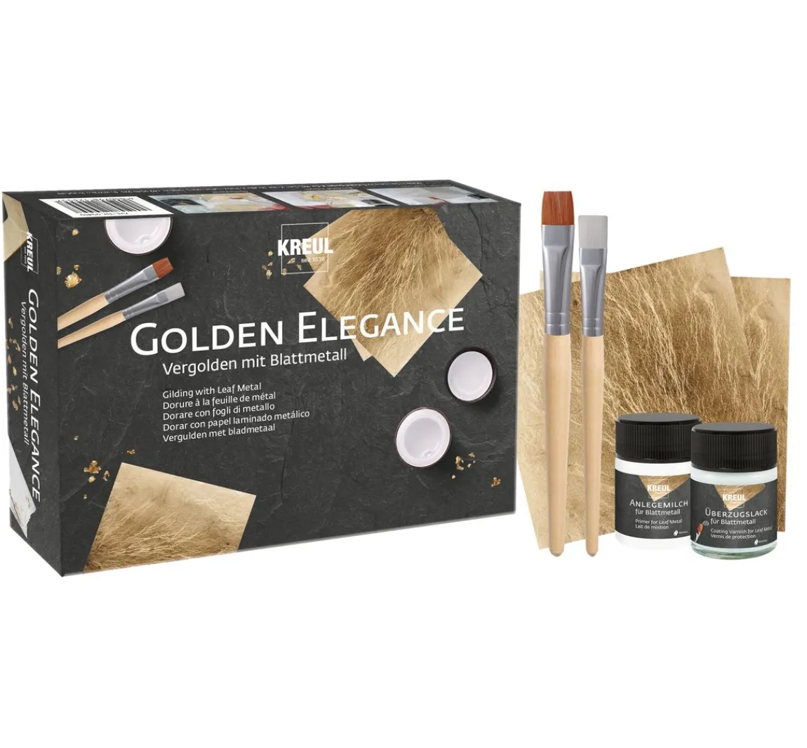 Best Kreul Kreative KREUL Vergolden mit Blattmetall "Golden Elegance"