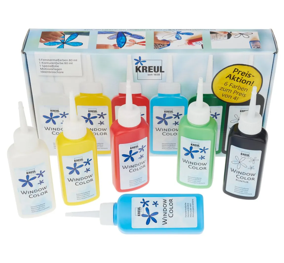 Hot Kreul Kreative Kreul Window Color Aktionsset