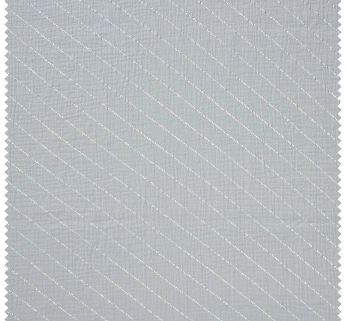Discount Rico Design Krinkel-Musselin Baumwoll-Stoff mit Hot-Foil Effekt "Streifen"