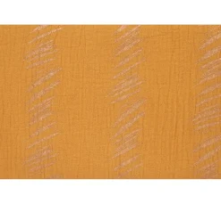 New Rico Design Krinkel-Musselin Baumwoll-Stoff mit Gold-Effekt