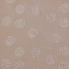 Best Rico Design Krinkel-Musselin Baumwoll-Stoff mit Metallic-Effekt "Sakura Blossom Taupe"