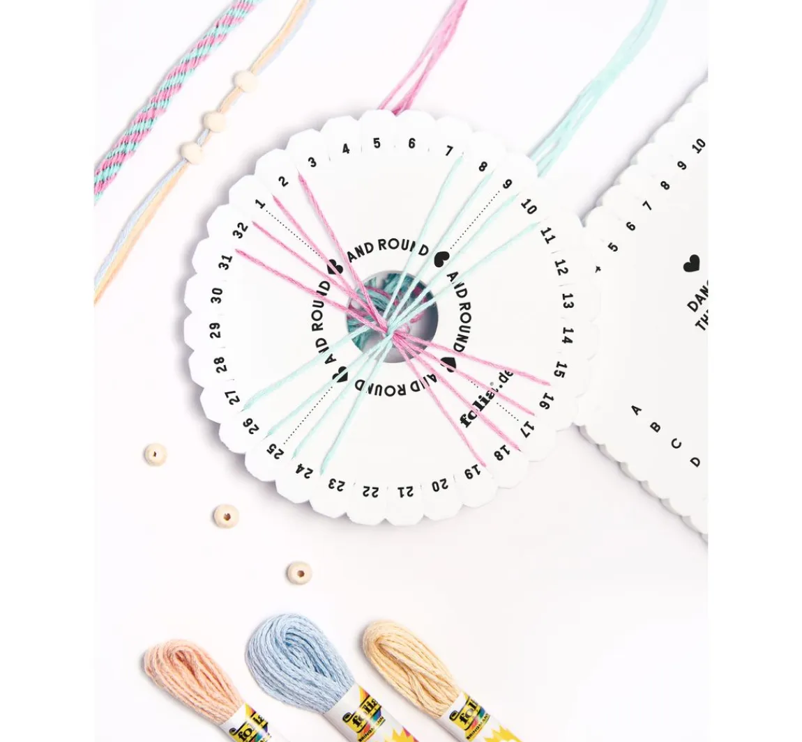 Online folia Kumihimo Bastelset "Armbänder"