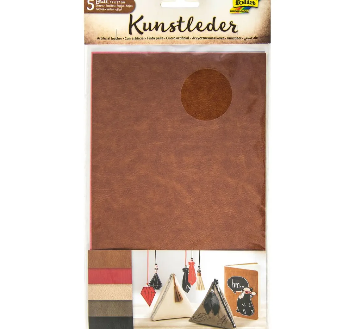 Discount folia Kunstleder, 5 Blatt