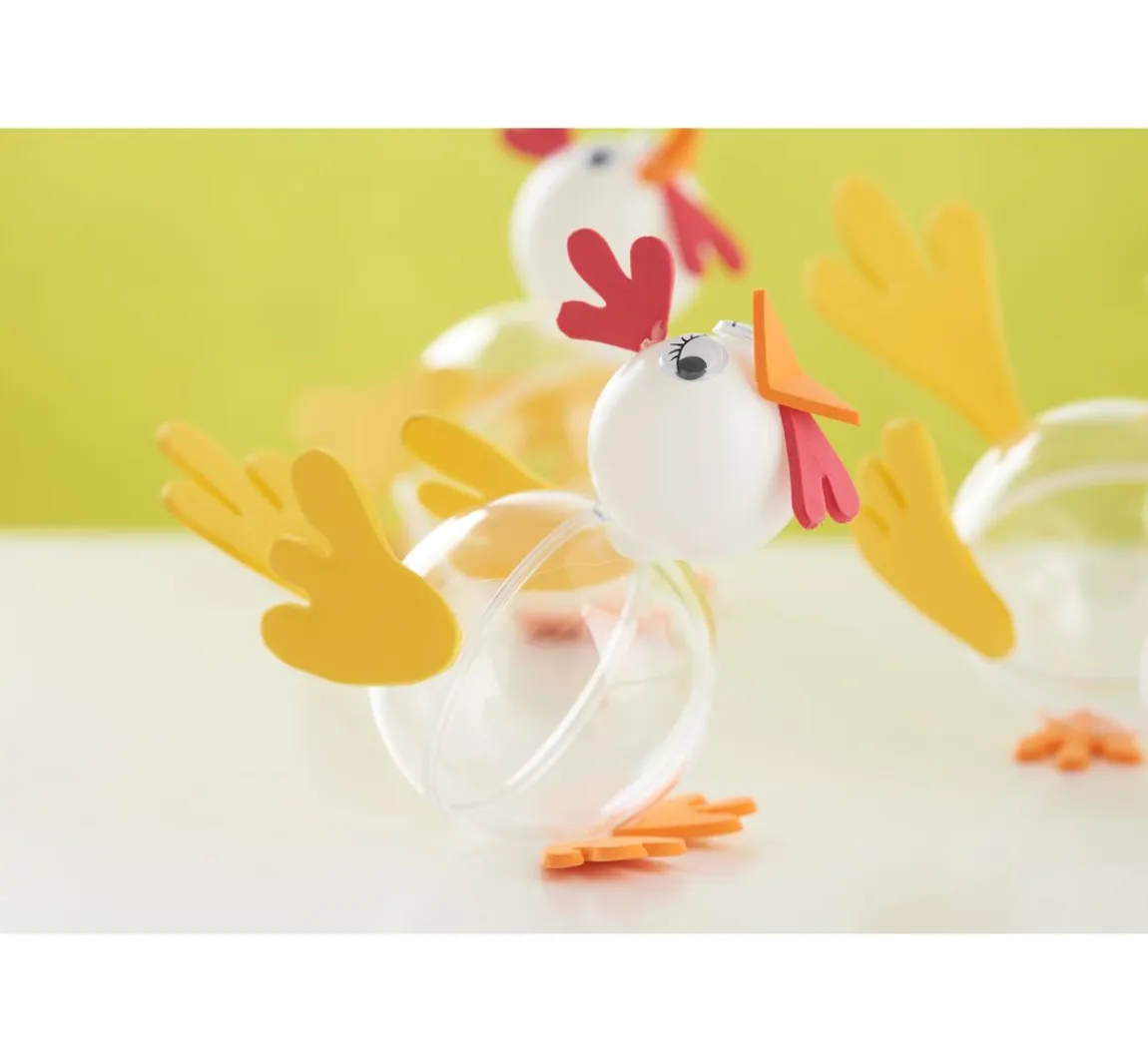Clearance VBS Kunststoff-Kugel mit Stutzen, Weiß