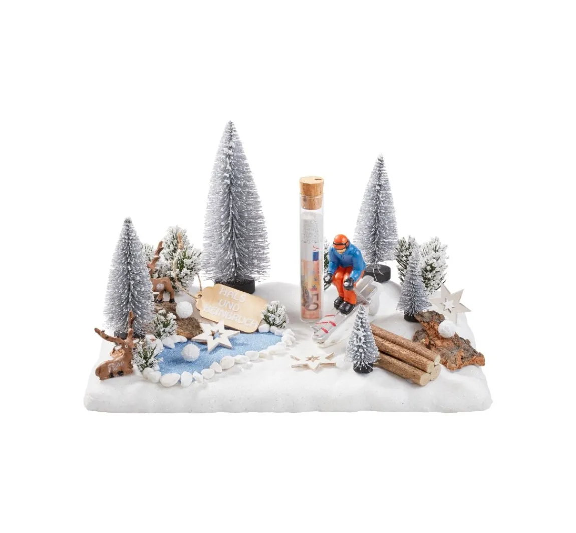 Outlet HobbyFun Landschaft aus Styropor mit Schnee