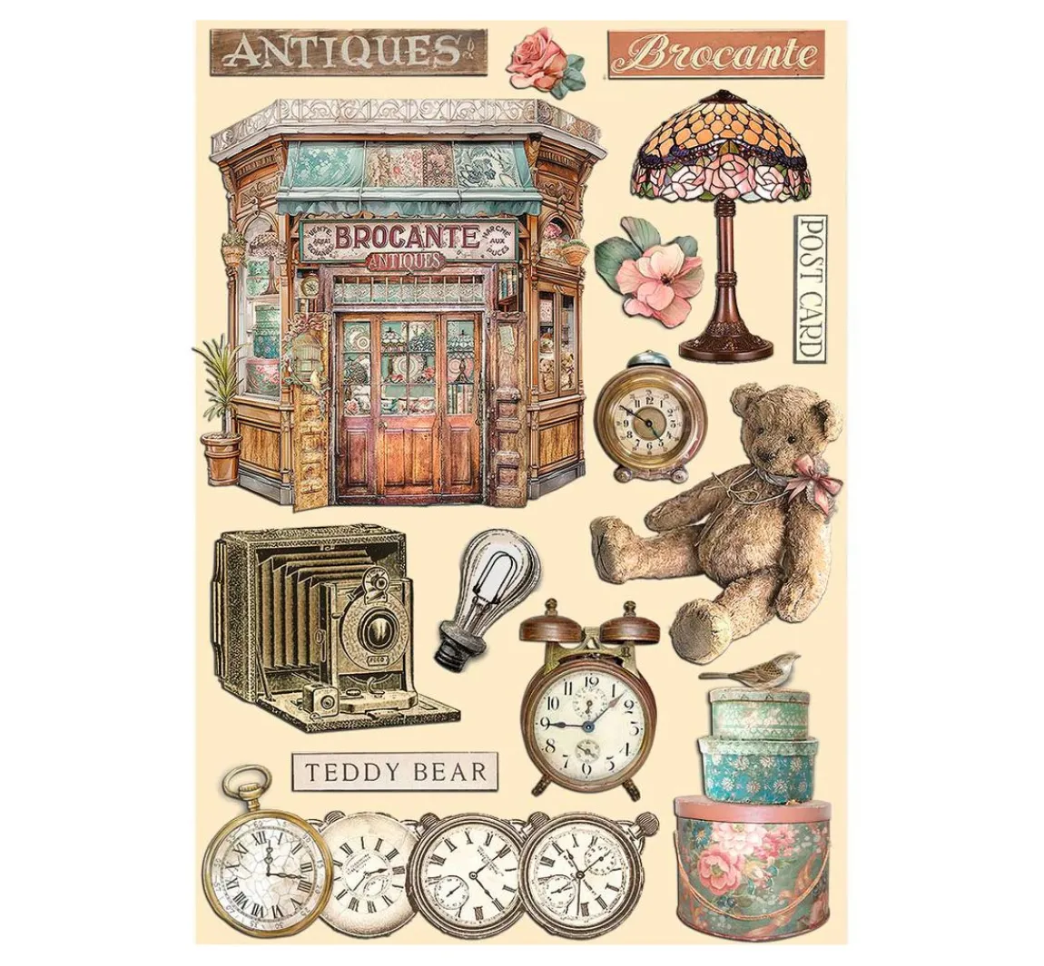 Outlet Stamperia Lasercut-Motive "Brocante Antiques"
