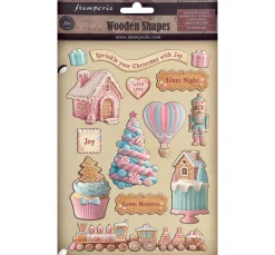 Clearance Stamperia Lasercut-Motive "Candy Christmas"