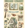 Stamperia Lasercut-Motive "Herbarium Silvae"