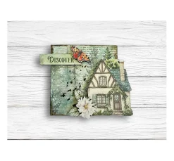 Stamperia Lasercut-Motive "Herbarium Silvae"