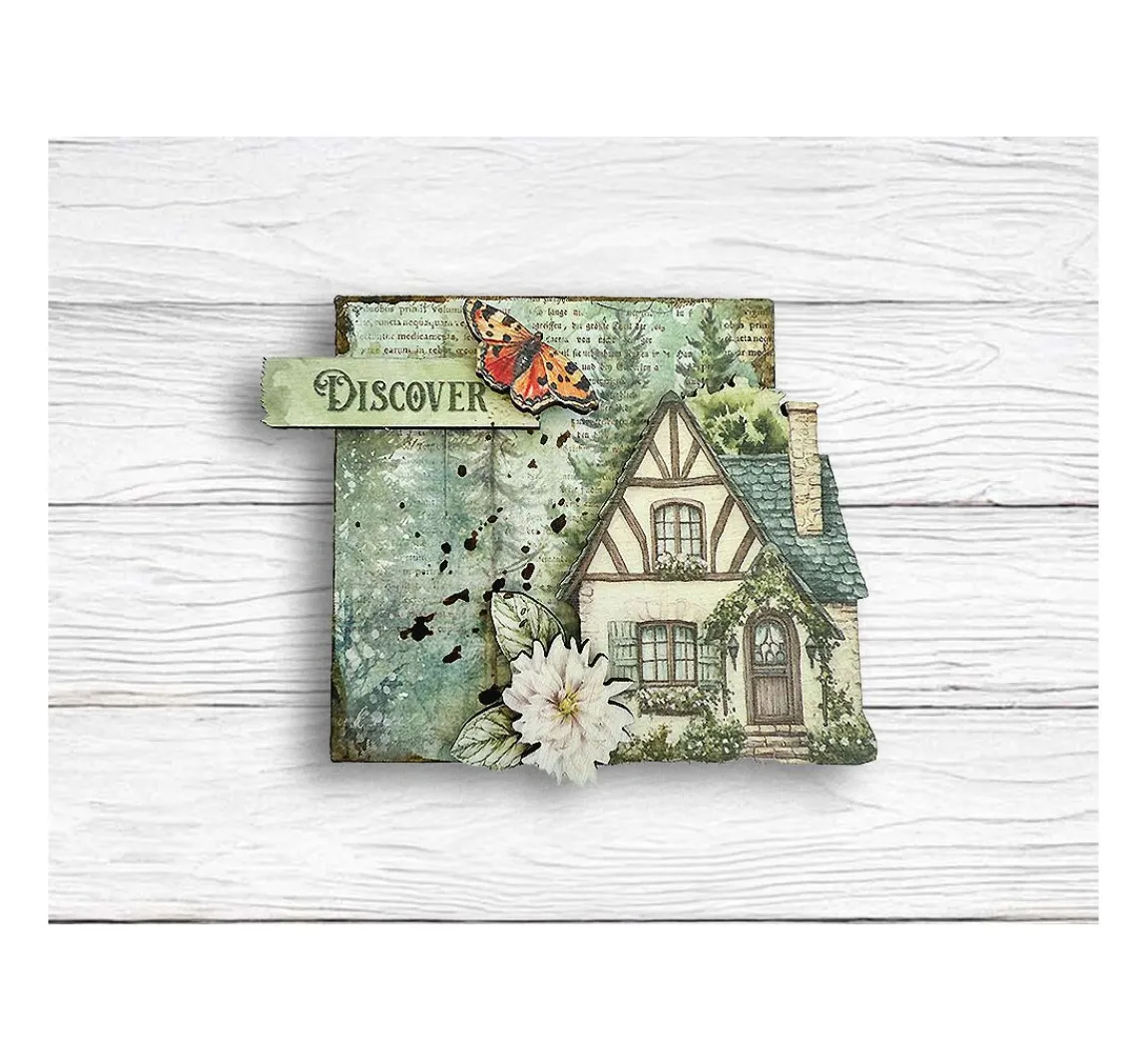 Stamperia Lasercut-Motive "Herbarium Silvae"