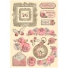 Sale Stamperia Lasercut-Motive "Shabby Rose"