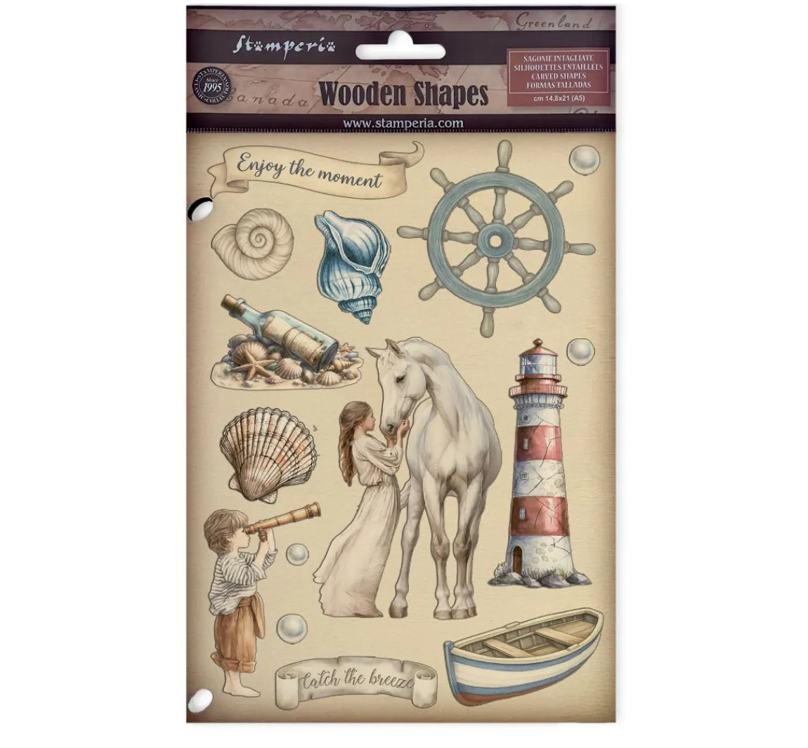 Best Stamperia Lasercut-Motive "Silent Sea"
