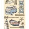 Stamperia Lasercut-Motive "Silent Sea - Endless Blue"