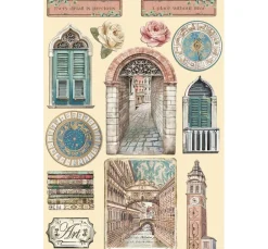 Online Stamperia Lasercut-Motive "Venice City of Art"