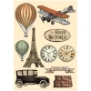 Outlet Stamperia Lasercut-Motive"Around the World"