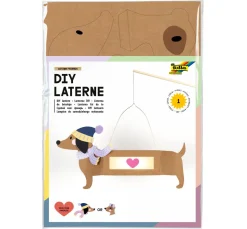Discount folia Laternen-Bastelset "Autumn Friends"