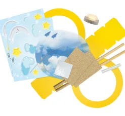 Sale folia Laternen-Bastelset "Sonne, Mond und Sterne"